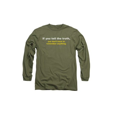2bhip If You Tell The Truth Funny Humorous Saying Novelty Adult