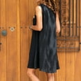 thumbnail image 7 of Wycnly Womens Dresses Beach Loose Lightweight Swing Tank Midi Sundress with Pocket Summer Solid Round Neck Sleeveless Formal Knee-Length Dress Black m, 7 of 7