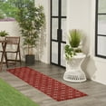 thumbnail image 4 of Nourison Essentials Indoor/Outdoor Brick Ivory 2'2" x 7'6" Area Rug (2x8), 4 of 9