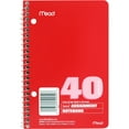 thumbnail image 2 of Mead Spiral Assignment Book 40 Sheets 5 x 7 12 Color Chosen For You - Mead, 2 of 3