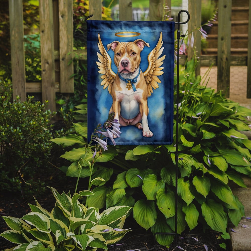 Pit Bull Terrier My Angel Garden Flag 11.25 in x 15.5 in