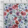 thumbnail image 2 of oneOone Tissu en Rayonne Rouge à Fleurs Matériel de Robe Tissu Imprimé Tissu au Mètre 56 Pouces de Large-Nh, 2 of 4
