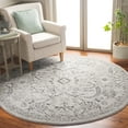 thumbnail image 2 of SAFAVIEH Luna Caryn Medallion Area Rug, Ivory/Gray, 6'7" x 6'7" Round, 2 of 7