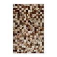 thumbnail image 1 of HomeRoots 316991 8 x 10 in. Cowhide Rug 4 in. Square Patches - Brown & White, 1 of 1