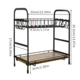 thumbnail image 3 of LUVODI 2 Tier Coffee Station Organizer for Counter Mug Tree Rack Cup Holder Stand with 12 Hooks ﻿, 3 of 9
