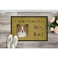 thumbnail image 2 of Carolines Treasures BB1496MAT Papillon Spoiled Dog Lives Here Indoor & Outdoor Mat- 18 x 27 in., 2 of 2