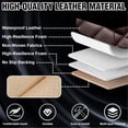 thumbnail image 7 of 2011 for Toyota Corolla Seat Cover, Leather 5 Seats Full Set Scratch Resistant Non-slip, Beige Car Seat Covers, Pet Car Seat Covers, 7 of 7