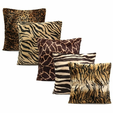 Civets Animals - 1 Pc Square Animal Stripes Throw Pillow Cover Cushion Case Office Supplies Sofa Bedroom Home Decor(only Pillowcase)
