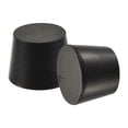 thumbnail image 1 of Unique Bargains 30mm to 37mm Solid Rubber Tapered Plug Black for Powder Coating, Painting,5 Pack, 1 of 5