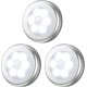 thumbnail image 1 of Sensor de movimiento, paquete de 3 sensores de movimiento para interiores S con almohadillas, operado debajo del kit de gabinete S, 1 of 5
