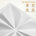 thumbnail image 5 of 29 Sq.Ft 3D Wall Panels, Modern Interior Accent Wall Panel Geometric Textured Wall Tiles for for Living Room Hotel Office,11.8"x11.8", 30Pack, 5 of 7