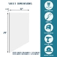 thumbnail image 2 of LELINTA Acrylic Sheet Clear Cast Plexiglass 12"x12" Small Panel 1/8" Thick (3mm) Pack of 1-5 Transparent Plastic Plexi Glass Board with Protective Paper for DIY Display Projects, Signs,Craft, 2 of 8
