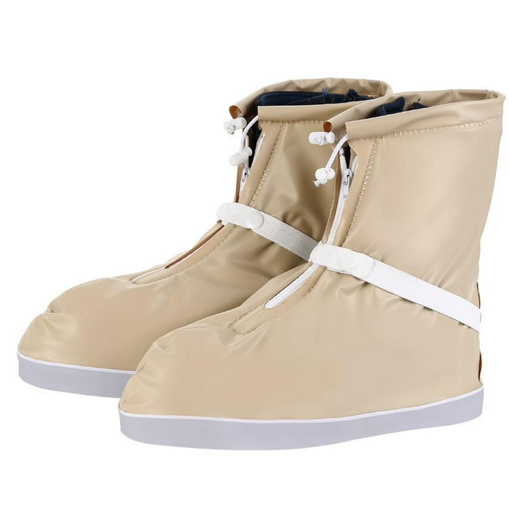 SHOEGIRLS Women Waterproof Shoe Covers Slip-Resistant Reusable ...