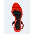 thumbnail image 5 of Devil Wears Prada Scoop Collection Women's Strappy Stiletto Heels, 5 of 6