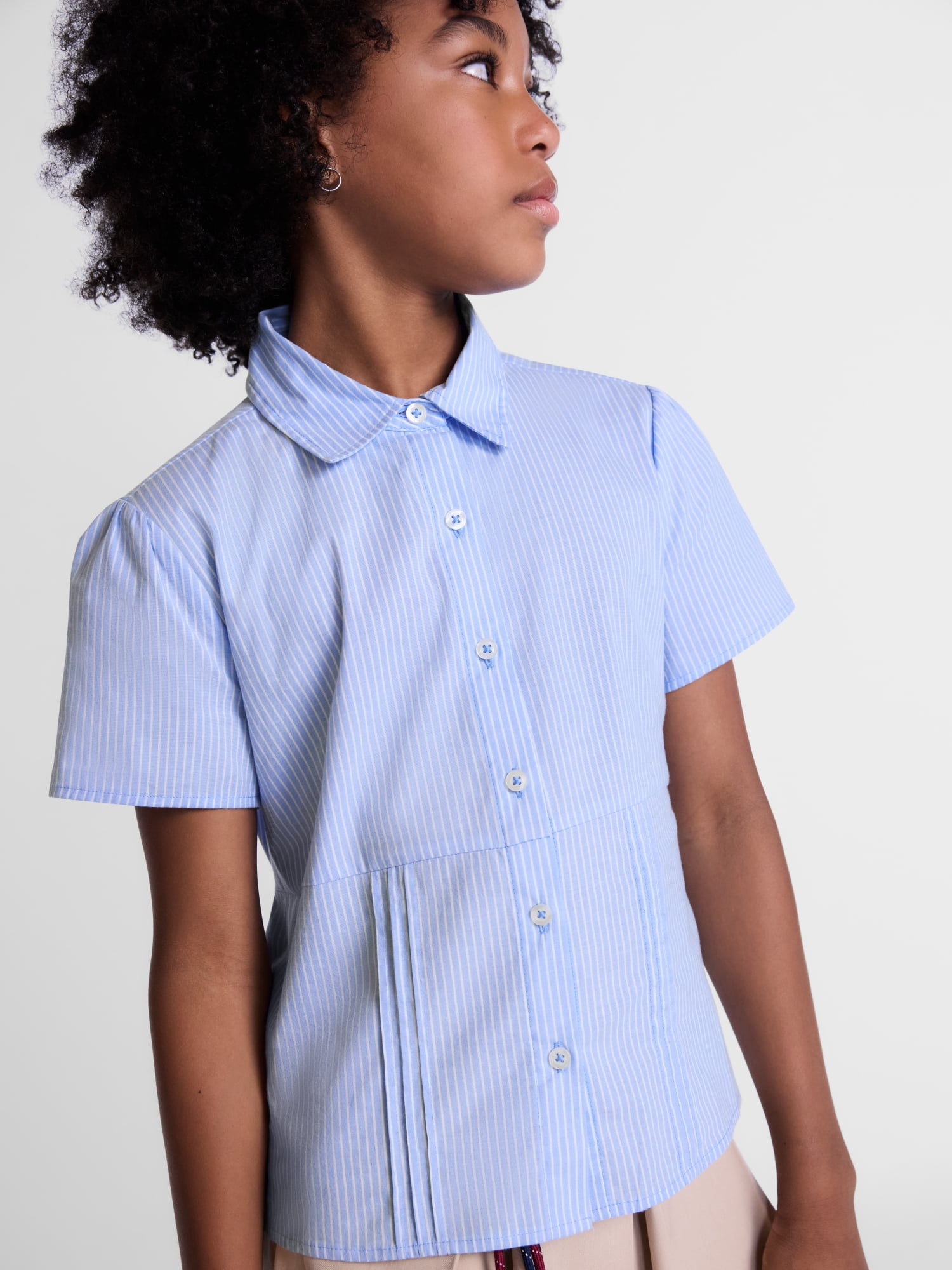 Weekend Academy Girls Button Front Shirt, Sizes 4-18