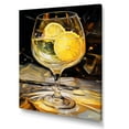 thumbnail image 2 of Designart "Radiant Goblets" Wine Wall Art Living Room, 2 of 7