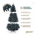 thumbnail image 4 of Árbol de Navidad Plegable Pino Navideño Frondoso, Cedro del Himalaya Esquimal (Gris, 1.80 m), 4 of 6
