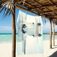 thumbnail image 2 of Ryvnso Horse Winter Oversized Beach Towel Microfiber Bath Blankets Swimming Fitness 37" x 74", 2 of 5