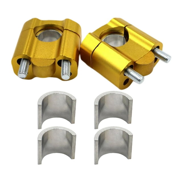Elevadores de manillar genéricos para motocicleta, repuestos, abrazaderas ergonómicas premium para manillar, accesorios para bricolaje, adaptador de Oro