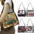 thumbnail image 2 of Bolso de mano con diseño de paisaje de la Torre Eiffel y Londres para mujer, moderno bolso de mano para viaje, bolso de hombro, regalo, 2 of 5