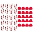 thumbnail image 1 of fastboy Ensemble de 20 Pcs, Doux, Excellente Élasticité, pour Décorations, Décorations et 20-Chapeau Rouge+20-Foulard, 1 of 6