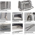 thumbnail image 3 of Soft-Sided Airline Approved Pet Carrier Backpack for Medium Dogs Breathable, 3 of 6