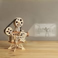thumbnail image 3 of Rompecabezas 3D para adultos, kit de modelo de madera DIY para adultos para construir, juego de construcción de engranajes mecánicos de película portátil, proyector de cumpleaños, 3 of 5