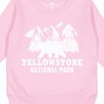 thumbnail image 3 of Inktastic Yellowstone National Park with Bear Mountains and Trees Toddler Sweatshirt, 3 of 4