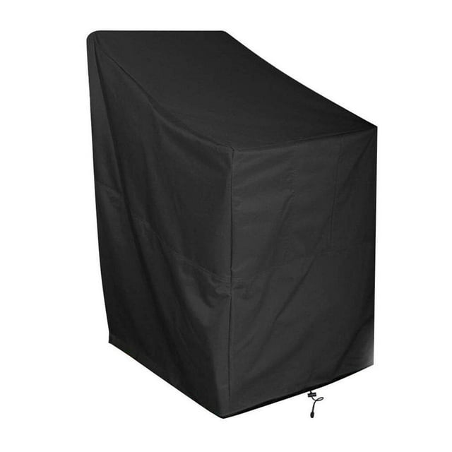 Advancent Bolsa de almacenamiento para cubierta de polvo de silla apilada, Protector de muebles para jardín y Patio al aire libre, organizador Jardín y Patio