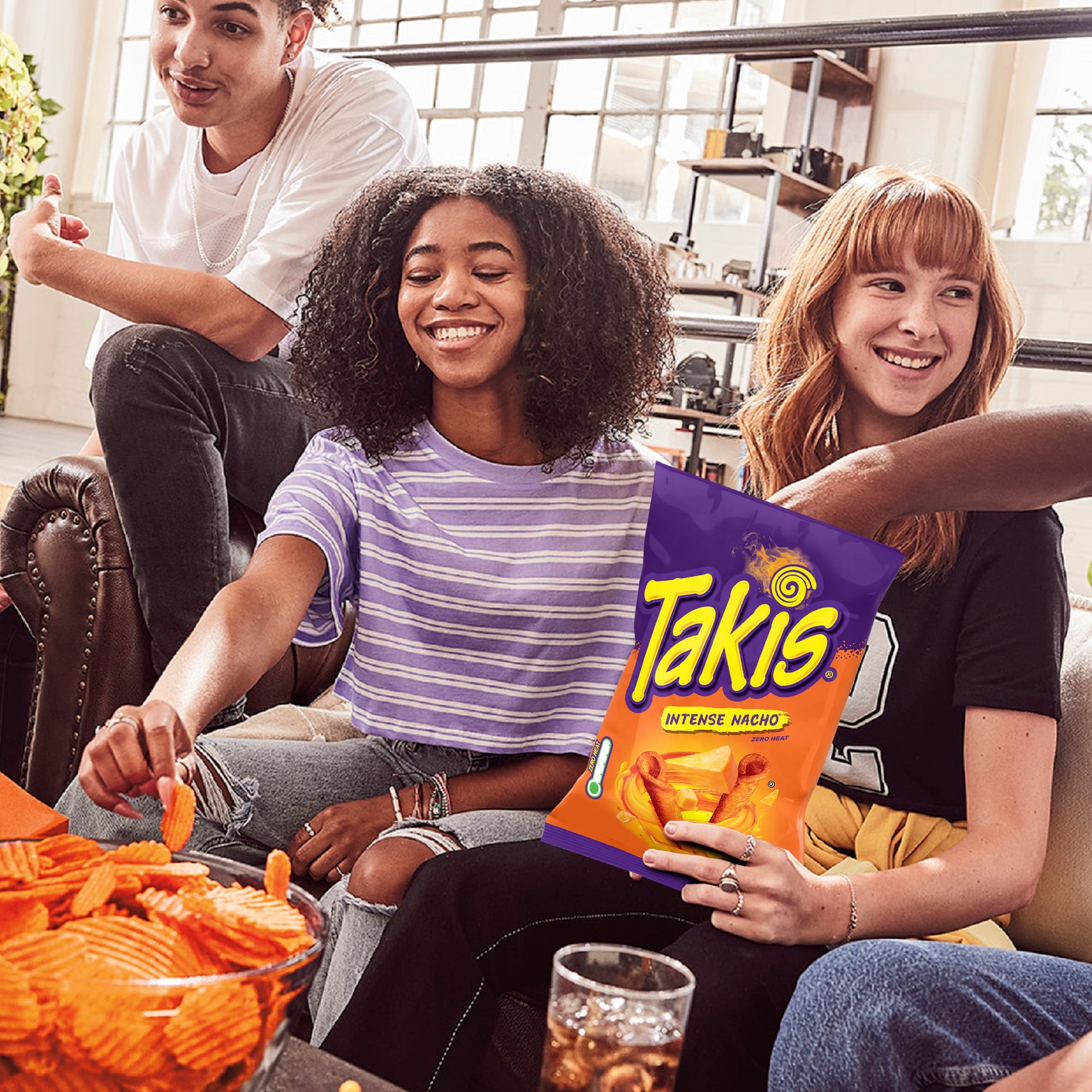 Takis Intense Nacho 9.9 oz | Snack chips for grocery vendors