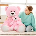 thumbnail image 6 of MaoGoLan Mommy and Baby Giant Teddy Bear 39" Bear Stuffed Animal Plush Toy, 6 of 8
