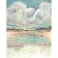 thumbnail image 2 of Goldberger, Jennifer 15x18 Black Ornate Wood Framed with Double Matting Museum Art Print Titled - Clouds Over the Plane I, 2 of 4