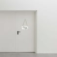 thumbnail image 3 of Darware Meeting in Progress / Do Not Disturb Wood Sign (White), Reversible Home and Office Meeting Door Hanger, 3 of 7