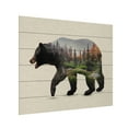 thumbnail image 2 of Davies Babies 'The North American Black Bear' Wood Slat Art 18x22, 2 of 5