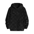 thumbnail image 1 of Veste à Capuche Ample Unisexe, Chandail à Enfiler, Robe, Veste Femme, Tunique Femme, Chandails à Capuche et Chandails pour Femmes, Chandail à Capuche Tricoté, Chandail pour Femmes avec Manches, Chandail à Capuche à Fermeture Éclair devant, Chandail pour Femmes, Long Chandail à Capuche, 1 of 3