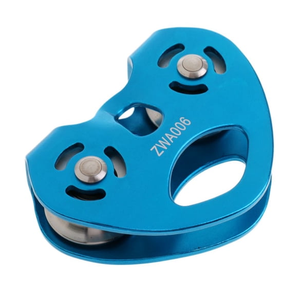 Advancent Cable Zip Line, polea doble, poleas de doble velocidad con rodamiento de bolas, equipo de espeleología, accesorios para exteriores, carpas