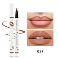thumbnail image 1 of WFDC Crayon Contour des Lèvres Liquide Longue Tenue Mocha Imperméable, Crayon Contour des Lèvres Longue Tenue 24 Heures Marqueur Tache, Crayon Contour des Lèvres Semi-Permanent Mat 2-en-1 et Rouge à Lèvres, Végane et Sans Cruauté, 1 Pcs, #05, 1 of 2