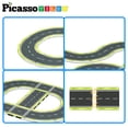 thumbnail image 2 of Set de bloques de construcción PicassoTiles Magnet Tile Car Track 3+, 2 of 7