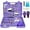 purple, variant on Garden Tool Set, 17-Piece Garden Tools with Floral Print, 304 Stainless Steel Garden Tools Set, Gardening Kit Gardening Gifts for Women, Blue