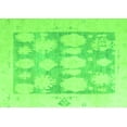 thumbnail image 1 of Ahgly Company Indoor Rectangle Oriental Green Traditional Area Rugs, 2' x 4', 1 of 4