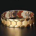 thumbnail image 1 of Men Elegant Magnetic Bracelet Metal Removable Wristbands For Arthritis Pain Relief, 1 of 5