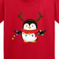 thumbnail image 4 of Inktastic Penguin Xmas Youth T-Shirt, 4 of 5