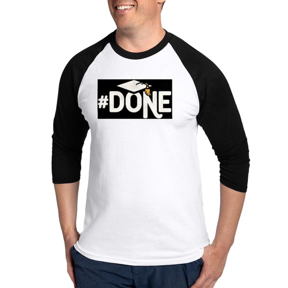 CafePress - Funny Graduation - Cotton Baseball Jersey, 3/4 Raglan Sleeve Shirt