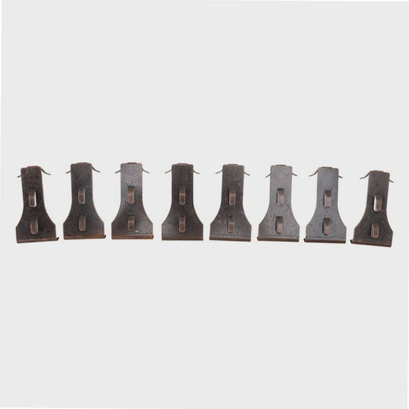 8pcs Steel Brick Hook Clips No Drill Brick Wall Clips 2 1/4 Inch To 2 3/8 Inch In Height For Hanging Picture Holiday Wall Decor for Standard Size Bricks