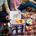 thumbnail image 5 of FORMRS Insulated Cooler Bag 24 Cans Capacity Soft Leakproof Lunch Box with Side Pockets, Halloween Ghosts Purple, 5 of 7