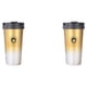 thumbnail image 4 of Taza de viaje duradera Bewildely de Acero inoxidable oro degradado 500ml, 4 of 6
