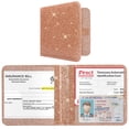 thumbnail image 1 of Titular del registro y seguro del automóvil CoBak Glitter Rosegold, 1 of 6