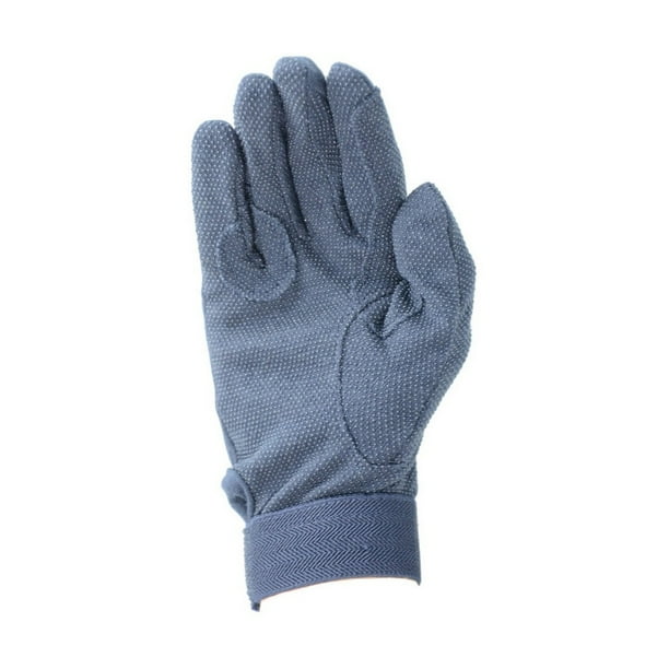 Hy5 - Guantes de equitación de algodón modelo Pimple para adultos (Marino)