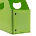thumbnail image 3 of JAM Paper Plastic Magazine File Holder, 4 x 10 1/2 x 12, Lime Green, Sold Individually, 3 of 3
