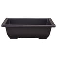 thumbnail image 1 of Cateissary Maceta de bonsái innovadora y liviana negra: para macetas de interior y exterior Balcón Macetas Lavabo 8 16.5 * 12 * 6 cm Type3 NO3, 1 of 6